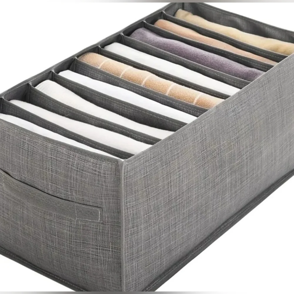 COPY1 Drawer Folding Organizer Clothes Boxes T-shirt Leggings Socks Closet Sto…